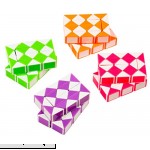 Snake Twist Puzzles 8-Pack Twist Puzzle Snake Puzzles for Kids Snake Cubes Non-Toxic ABS Plastic Multicolored 2.3 x 1.6 x 0.6 Inches  B07H92BRX2